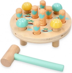 Wooden Hammering Toy - Carrot Field