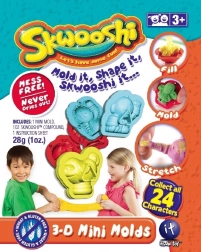 Skwooshi zbirateljski paketki z modelirno maso in 3D mini modelčkom