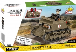 Tank Model TK-3 for Building Set, 323 Pieces