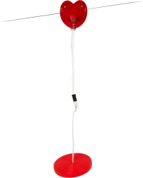 Zipline met schommelzit small foot 25 m