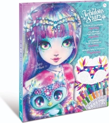 Nebulous Stars paint-by-numbers set with markers