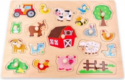 Velika drvena slagalica – farma