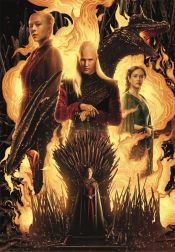 CLEMENTONI Puzzle Hra o tróny: Rod Draka 500 dielikov