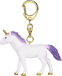 portachiavi unicorno con criniera viola MOJO