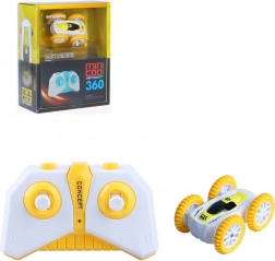 Kaszkadőr RC autó mini sárga