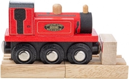 Bigjigs Rail wooden Terrier locomotive red