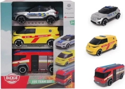 Komplet reševalnih vozil SOS – 3 kosi, slovenska različica