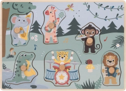 FREE2PLAY drvena slagalica s glasovima – životinje iz džungle