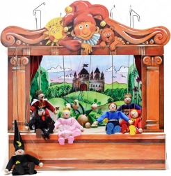 Wooden Puppet Theater for Children Gerlichovo