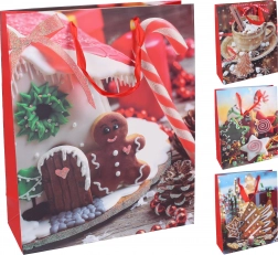 Božična darilna vrečka velikosti M