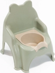 Children's potty with tiger EKO green