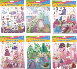 Stickers met meisjesmotieven – mix varianten