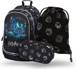 Set scolastico BAAGL Harry Potter Hogwarts – zaino, astuccio e sacca