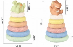 ZIRO morbidi anelli da impilare dino