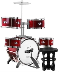 Children's Drum Set 5-Drums With Cymbal and Stool