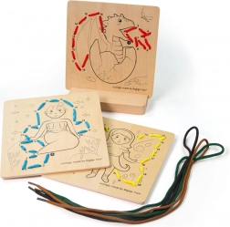 Bigjigs Toys rijgen volgens cijfers – sprookjes