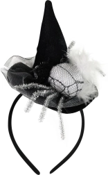 Cerchietto con cappellino e ragno