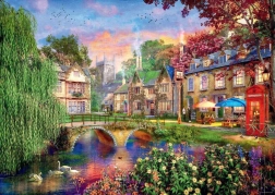 Ravensburger Puzzle Strada dei Cotswolds 1000 pezzi