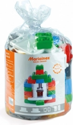 Klocki Cegły Junior, 40 elementów z oknami i drzwiami