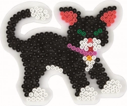 Cat-shaped pegboard for 5 mm ironing beads