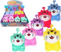 Stláčací tiger so svetlom 13 cm