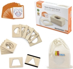 Wooden Magnetic Stencils with Shapes for Painting