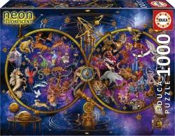 Educa Világító Puzzle Csillagképek 1000 Darab