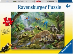 Ravensburger puzzle Životinje prašume 60 dijelova