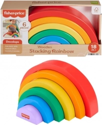 Wooden Stackable Rainbow Fisher-Price for Kids