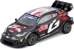 modèle métallique bburago 1:43 toyota gr yaris rally1 hybrid ogier en boîte cadeau