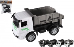 Set of Construction Cars with Flywheel Drive