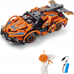 Bouwset RC auto oranje 18,5 cm