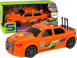 Športni dirkalni avto 1:16 z zvokom in svetlobo – oranžen
