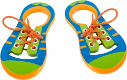 Small Foot Igra Zaveži si vezalko Par čevljev
