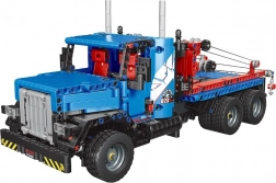 RC tow truck building kit 1064 pieces – blue