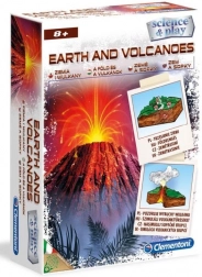 Clementoni Science & Play Terre et volcans – kit scientifique pour enfants
