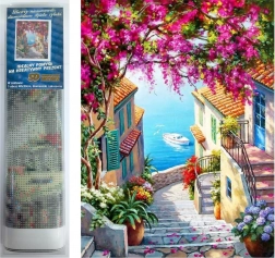Diamond Painting Stairs Above the Sea 30 × 40 cm