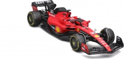 modèle en métal BBurago 1:24 Ferrari SF-23 Charles Leclerc en boîte de protection