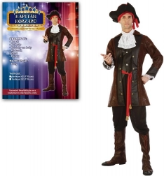 Carnival Costume Captain Corsair for Adults