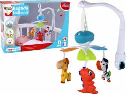 Giostrina con melodie e tre animaletti per bambini