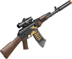 Puška AK-47 s patronama i pjenastim mecima 91 cm