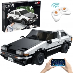 Set di costruzione CADA RC auto TOYOTA AE86 Trueno Initial D 1:20, 325 pezzi