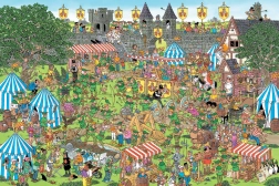 Puzzle Festival di Robin Hood 1500 pezzi di Jan van Haasteren