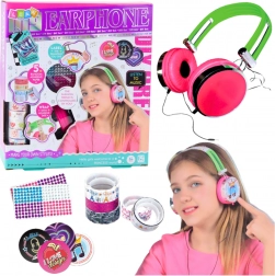 Creative DIY Set – Wired Headphones to Decorate with Stickers