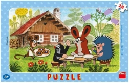 Dino Puzzle Kisvakond látogatása során
