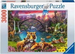 Puzzle Ravensburger Tigers in Paradise 3000 pieces