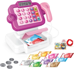 Children's Electronic Cash Register Mini Store - Pink