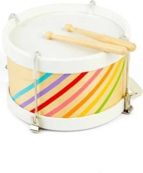 Tamburo in legno Bigjigs Toys con tracolla