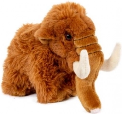 Mammouth en peluche marron 17 cm pour bébé