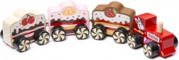 Trenino di legno con magneti Cakes 4 pezzi CUBIKA